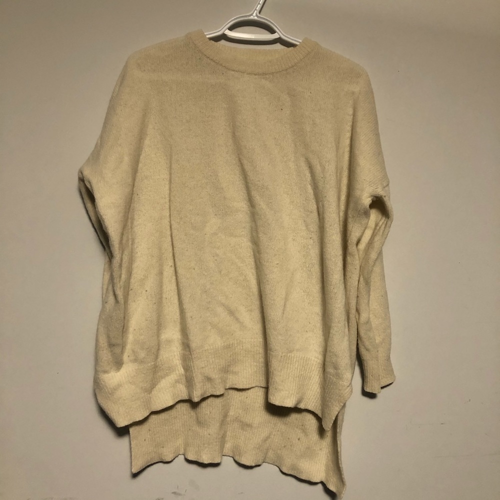 Noul Wool Blend Sweater Top Blouse Chunky Knit Oversized Loose Fit Long Sleeve C